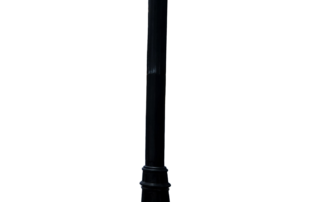 Pole Cover assembled without underlying pole