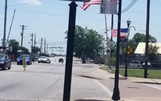 Decorative Pole Cover on Main Street