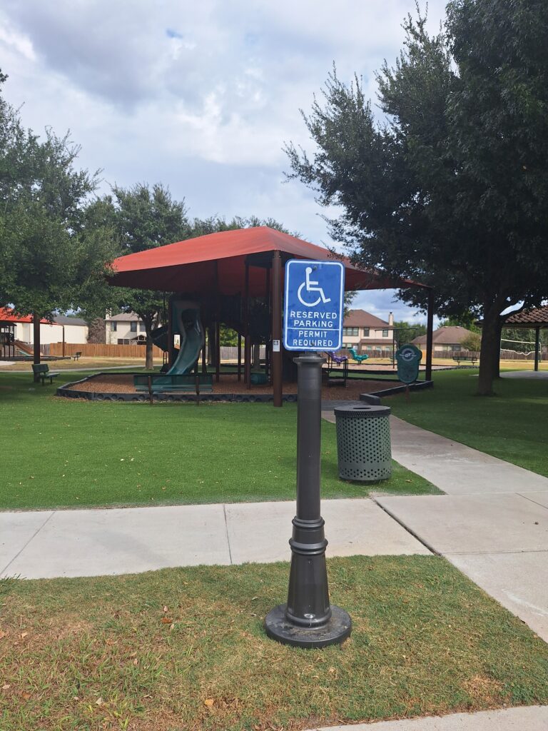 A decorative pole cover in a homeowners association